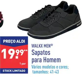 ALDI Sapatos para Homem promoção