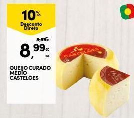 Continente Bom dia Queijo curado castelões promoção