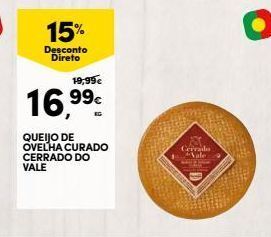 Continente Bom dia Queijo de ovelha cerrado do vale promoção