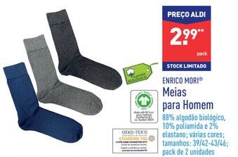 ALDI Meias para Homem promoção