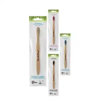 Escova de dentes bambu flat suave