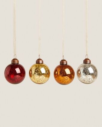 Bolas de natal mercurizadas (pack de 4)