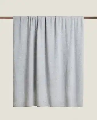 ZARA HOME Manta de caxemira com estrutura promoção