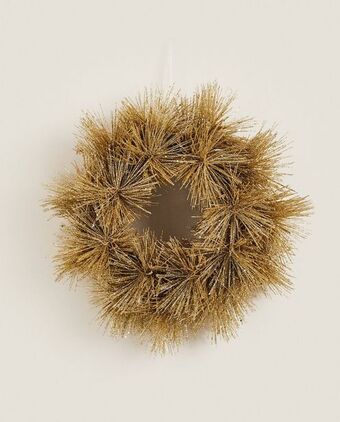 ZARA HOME Coroa de natal brilho promoção