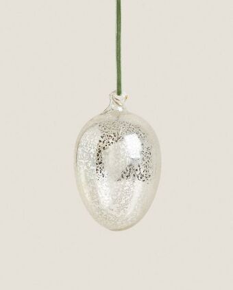 ZARA HOME Enfeite de natal oval mercurizado promoção