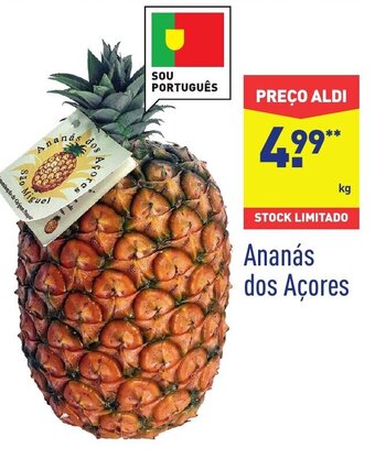 ALDI Ananás dos Açores promoção