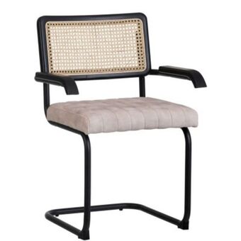 Superdecor Cadeira de veludo/metal 040 promoção