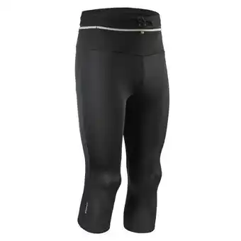 Corsários de trail running 3/4 homem emboss preto