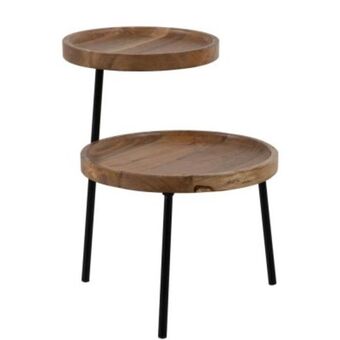 Superdecor Mesa auxiliar de madeira/metal 003 promoção