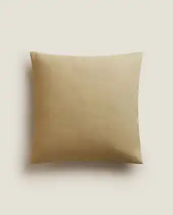 ZARA HOME Capa de almofada lisa promoção