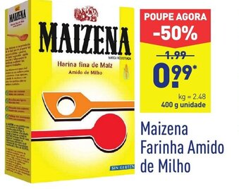 ALDI Maizena Farinha Amido de Milho 400g promoção