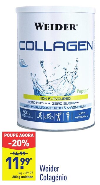 ALDI Weider Colagénio 300g promoção