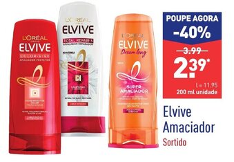 ALDI Elvive Amaciador promoção