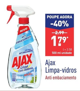 ALDI Ajax Limpa-vidros 500ml promoção