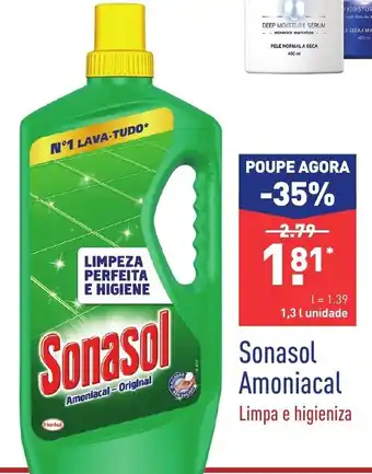 ALDI Sonasol Amoniacal 1,3L promoção