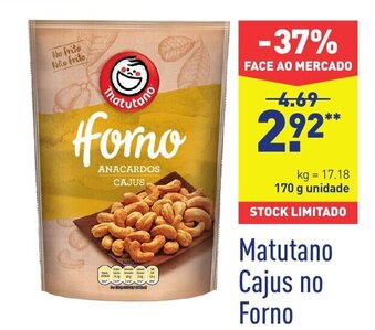 Matutano Cajus no Forno 170g