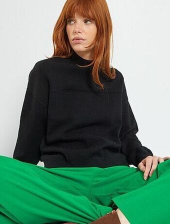Kiabi Vestido curto em malha de tricô promoção