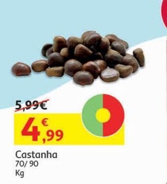 Auchan Castanha 70/90:kg promoção