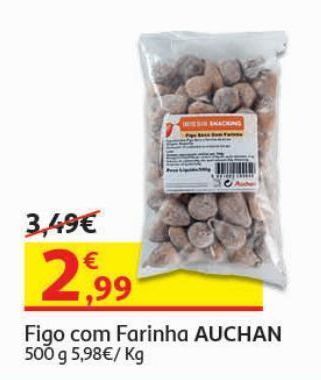 Auchan Figo com farinha auchan:500 g promoção