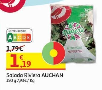 Auchan Salada riviera auchan:150 g promoção