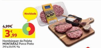 Hamburguer da paleta:porco preto montaraz 240gr