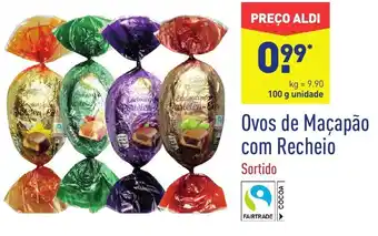 ALDI Ovos de Maçapão com Recheio promoção