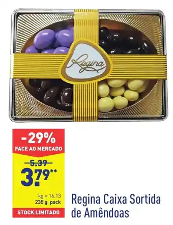 ALDI Regina Caixa Sortida de Amêndoas 235g promoção