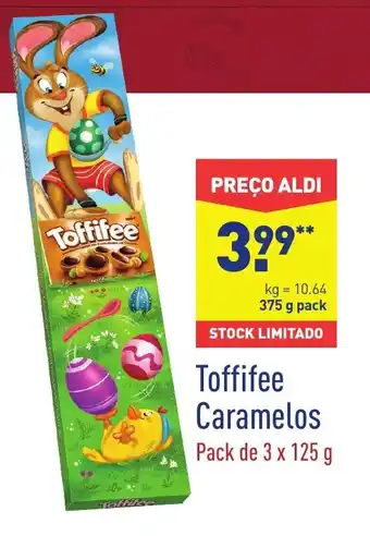 ALDI Toffifee Caramelos 375g promoção