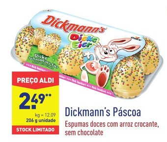 ALDI Dickmann's Páscoa 206g promoção