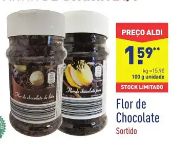ALDI Flor de Chocolate 100g promoção
