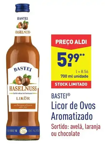 ALDI Bastei Licor de Ovos Aromatizado 700ml promoção