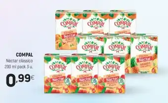 Coviran Compal 200ml pack 3 un promoção