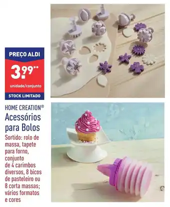 ALDI Home Creation Acessórios para Bolos promoção