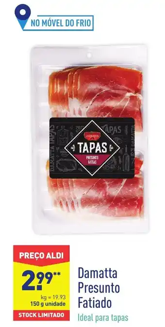 ALDI Damatta Presunto Fatiado 150g promoção