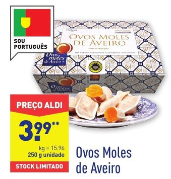 ALDI Ovos Moles de Aveiro 250g promoção