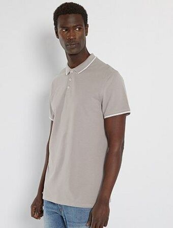 Kiabi Polo em piqué de algodão promoção