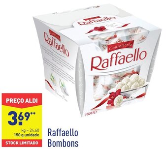 ALDI Raffaello Bombons 150g promoção