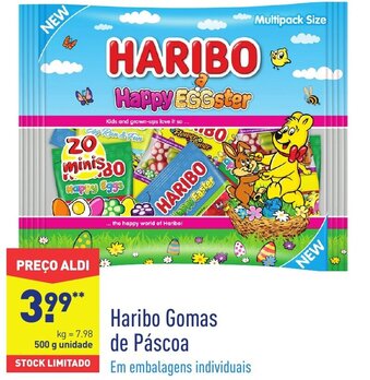 ALDI Haribo Gomas de Páscoa 500g promoção