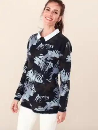 Venca Camisola jacquard com bolso na manga promoção