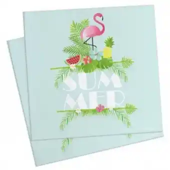20 guardanapos de papel summer