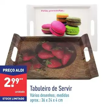 ALDI Tabuleiro de Servir promoção