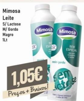 Belita Leite mimosa promoção