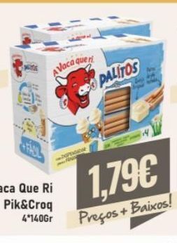Biscoitos a vaca que ri