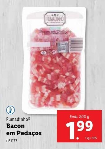 Lidl Bacon fumadinho promoção