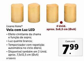 Lidl Vela led promoção