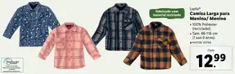Lidl Camisa lupilu promoção