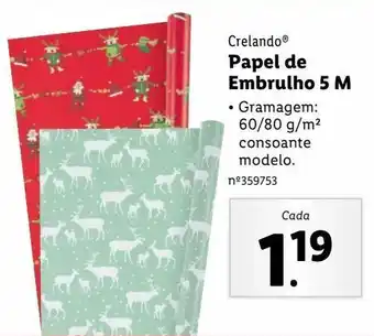Lidl Papel promoção