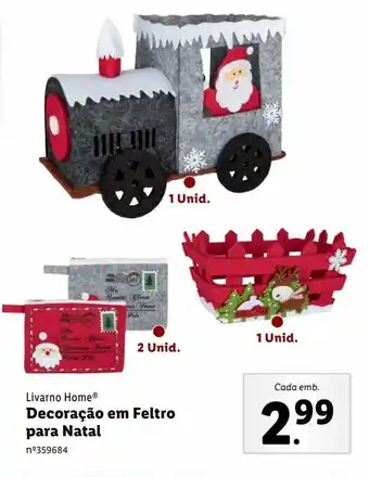 Lidl Decoração promoção