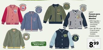 Lidl Casaco lupilu promoção