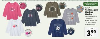 Lidl Roupa menina lupilu promoção